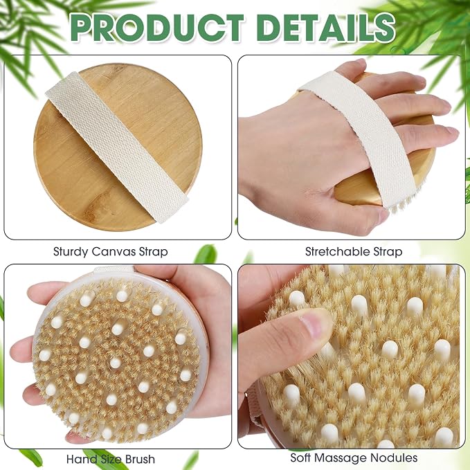 Gejoy 20 Pcs Dry Brushing Body Brush - Image 7