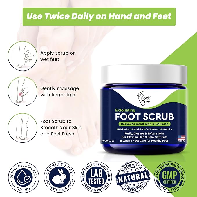Exfoliating Foot Scrub with Pumice Stone powder - Image 4