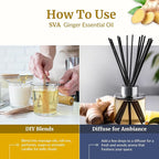 SVA Ginger Essential Oil – 4 Fl Oz – 100% Natural Ginger Oil - Image 6