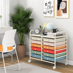 Giantex 12 Drawers Rolling Cart, Mobile Storage Drawer Cart, Classroom - Image 4