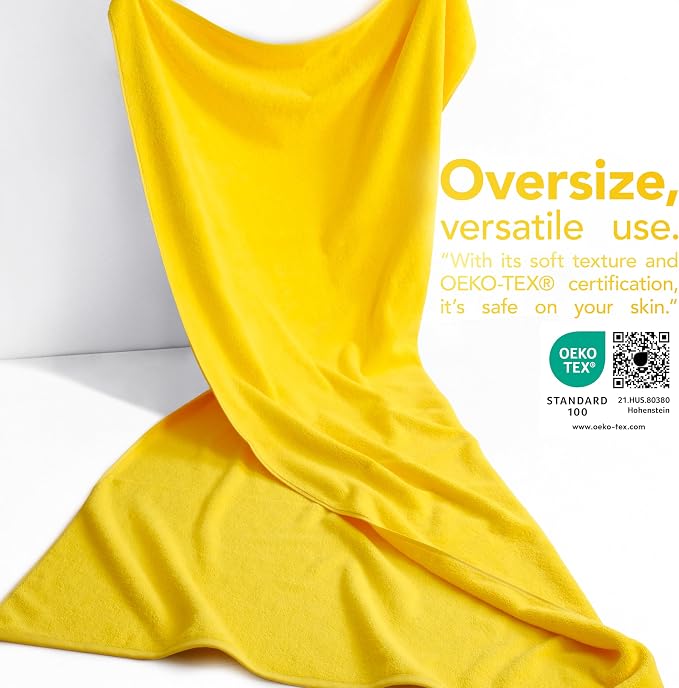 American Soft Linen 100% Cotton 600 GSM Turkish 40x80 Oversized Bath Towel Sheet - Image 3