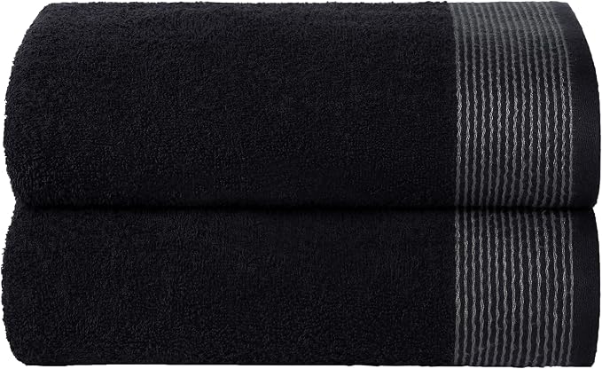 BELIZZI HOME Ultra Soft 2 Pack Oversized Bath Towel Set, 28x55 inches, 100% by Unknown