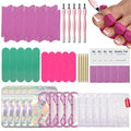 TADOPRO Press On Nail Tool Kit, Disposable Nail Prep Kit by TADOPRO