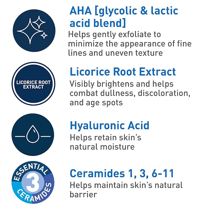 CeraVe Skin Renewing Nightly Exfoliating Treatment, Anti Aging Serum - Image 4