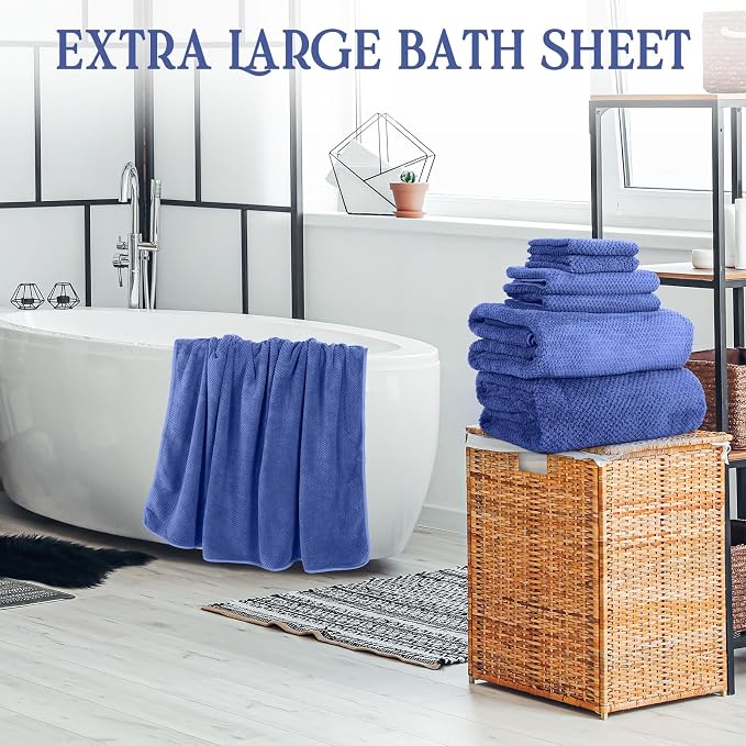 Peryiter Oversized Bath Towels Set of 6 - Image 3