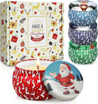 Christmas Candle Gift Set for Women, 4 Pack Long Lasting Soy Wax Candles by YINUOLIGHT