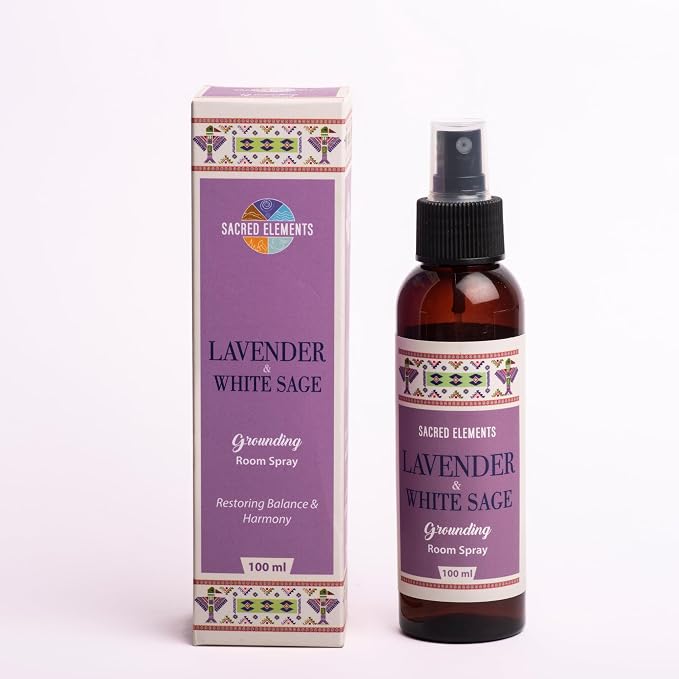 Sacred Element's Lavendra And White Room Spray | Natural Purifying Mist by HEM