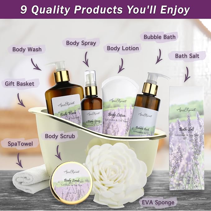 Aqua Elegante Spa Gift Basket - Image 2