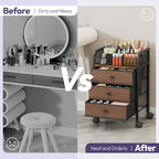 SWTYMIKI Rolling Makeup Organizer Cart - Image 3