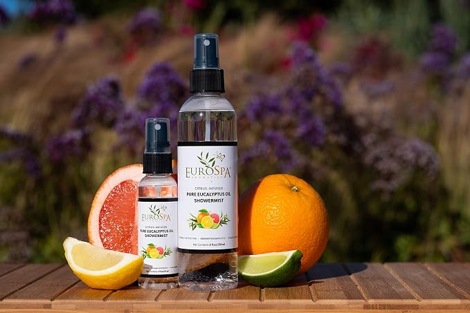 EuroSpa Aromatics Pure Eucalyptus Oil ShowerMist and Steam Room Spray, - Image 3