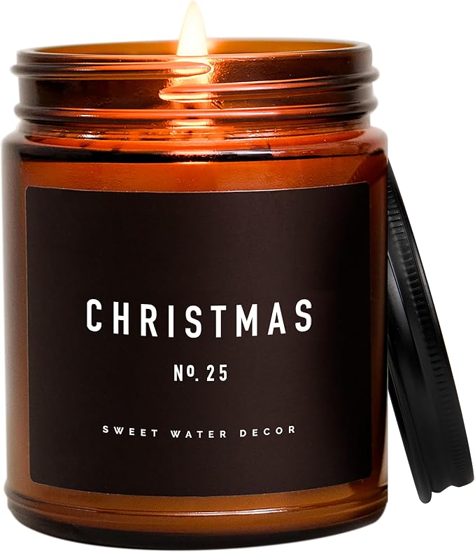 Sweet Water Decor Christmas Candle | Christmas Tree, Apple Cider, and Cinnamon by SweetWaterDecor
