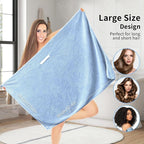 my novel things 2 Pack Extra Large Microfiber Hair Towel Wrap - Image 3
