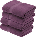 Superior Egyptian Cotton Pile Bath Towel Set of 4, Ultra Soft Luxury Towels - Image 2