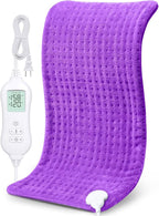 NOWWISH Heating Pad for Back Pain Relief & Period Cramps, 12x24 Inches Electric by NOWWISH