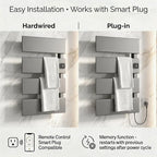 Electric Towel Warmer, Heated Towel Rack - Image 5
