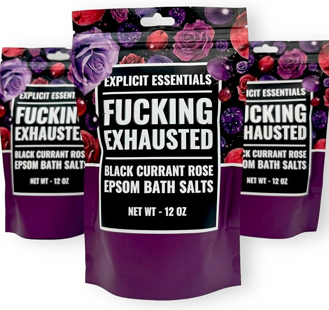 Explicit Essentials Black Currant Rose Epsom Bath Salts, Relaxation Blend - Image 8