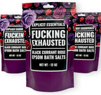Explicit Essentials Black Currant Rose Epsom Bath Salts, Relaxation Blend - Image 8