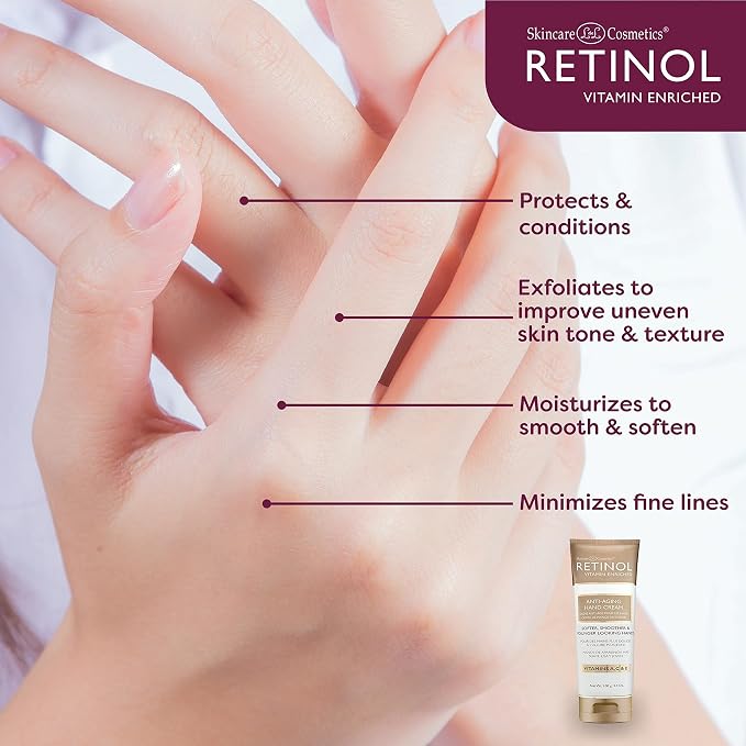 Retinol LIVAURA Hand Cream for Dry Cracked Hands – Intensive Deep Moisturizing - Image 5