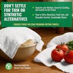 Flour Sack Towels – 24 Pack Cotton Kitchen Dish Towel, Tea Towels - Image 5