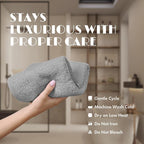 White Classic Light Gray Washcloths Set - Image 6