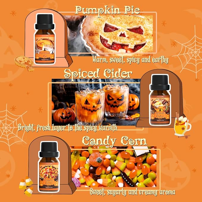 ARVIDSSON Halloween Fragrance Oils Set, Fall Essential Oils - Image 3
