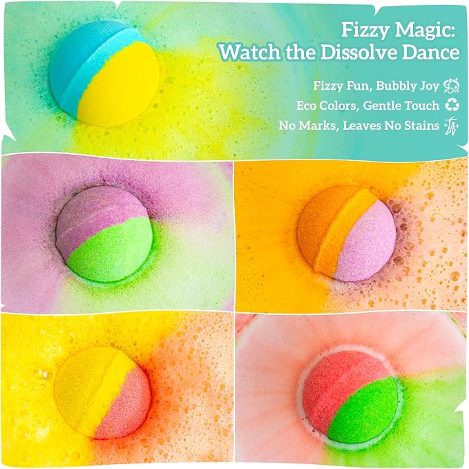 Bath Bomb Gift Set – 10 Handmade Bath Bombs - Image 5