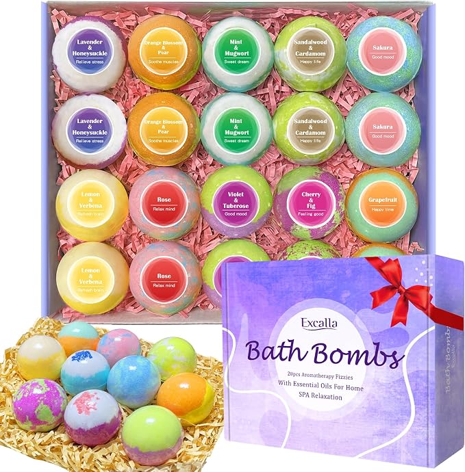 Bath Bombs for Women, Shea & Coco Butter Dry Skin Moisturize, SPA Relaxing - Image 2