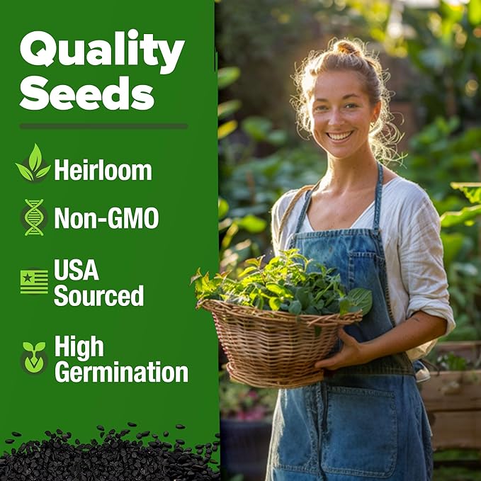 HOME GROWN Non GMO Lemon Balm Seed Pack - Image 3