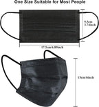 akgk 50Pcs Disposable Face Masks, 3 Ply Disposable Masks - Image 8