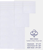 American Soft Linen Premium 3 Piece Towel Set, 1 Bath Towel 1 Hand Towel 1 - Image 4