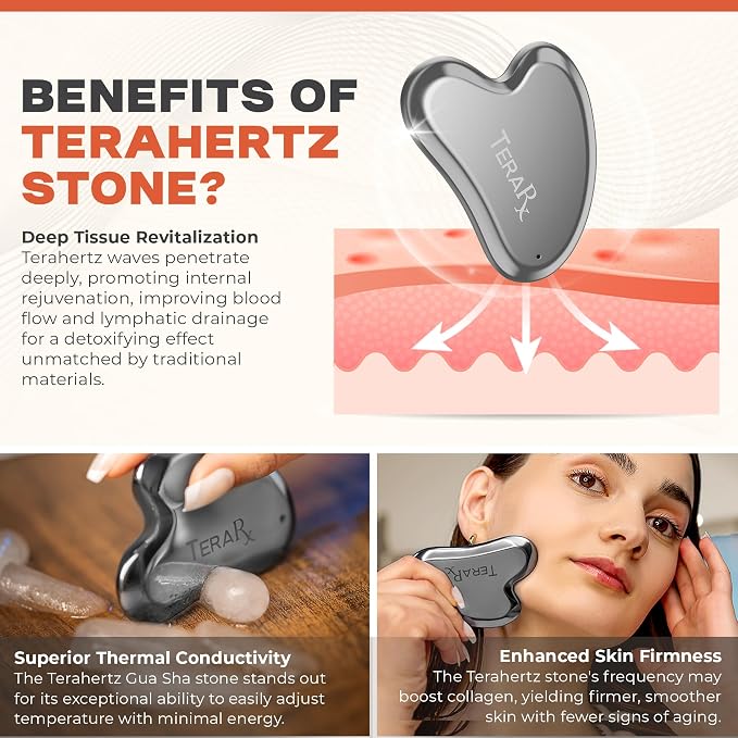 TeraRX® Terahertz Gua Sha for Enhanced Lymphatic Drainage, and Relieved Facial - Image 3