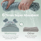 Momcozy Baby Bath Towels with Visualize Health Label - Image 4
