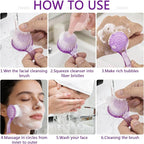 AUEAR, 4 Pack Face Brush for Cleansing and Facial Cleaning - Image 5