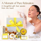 Birthday Gifts for Women – Yellow Sunshine Spa Gift Box, Luxury Bath & Self - Image 7