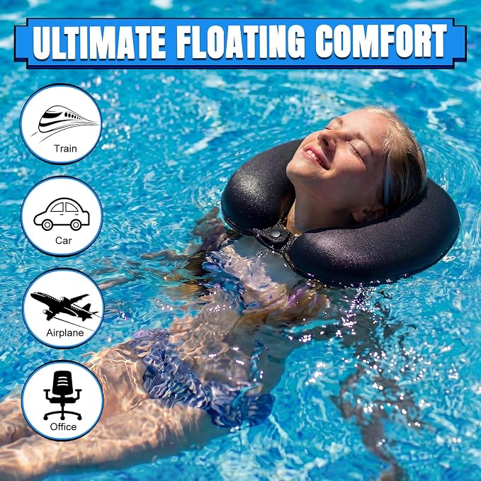 Sieral 2 Pack Neoprene Swim Collar Float, 14.2 x 10.2 x 3.5 Inch Non-Inflatable - Image 3