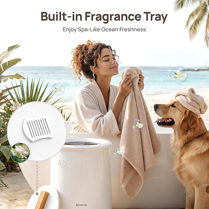 Keenray Upgraded Towel Warmer Bucket, Large Towel Warmer - Image 7