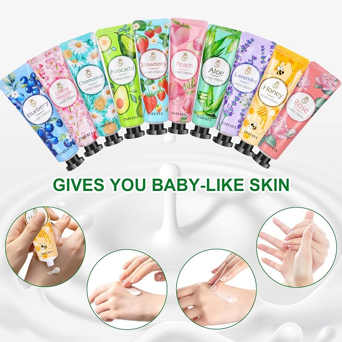 80 Pack Hand Cream Gift Set: Hand Lotion Travel Size, Teacher Appreciation Gifts - Image 9