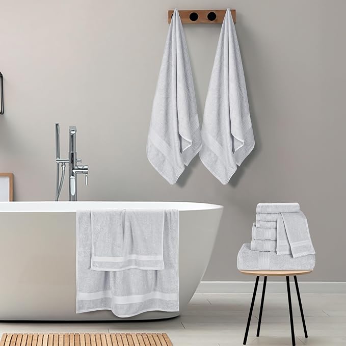 GLAMBURG Ultra Soft 24-Piece Towel Set - Image 5