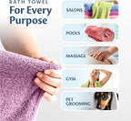 Small and Lightweight Cotton Towels Assorted Pastel Mix 24 x 40 inches Towels - Image 7