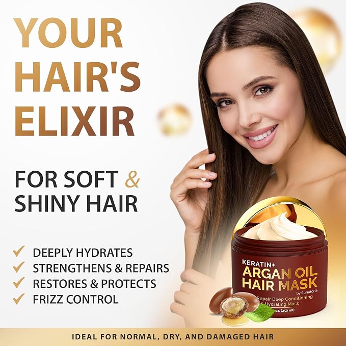 SUNATORIA Hair Mask with Keratin & Argan Oil - Image 2