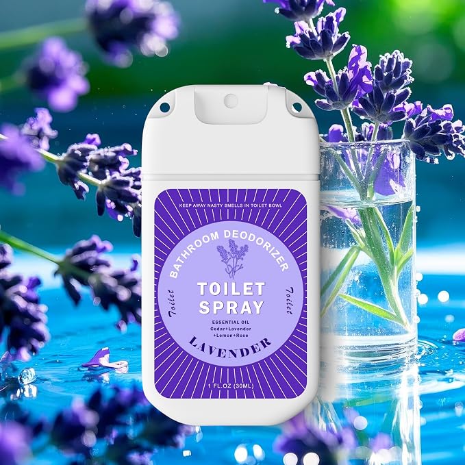 Toilet Spray for Poop Odor Eliminator, Travel Size Toiletries, Air Freshener - Image 7