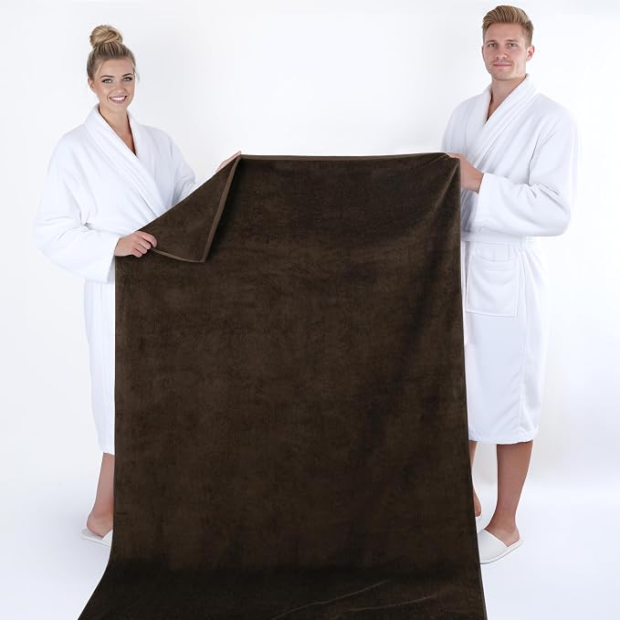 American Soft Linen 100% Cotton 600 GSM Turkish 40x80 Oversized Bath Towel Sheet - Image 5