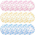 18Pcs Plastic Shower Caps for Women Waterproof Bath Caps Bathing Hair Cap by ZGQHZR