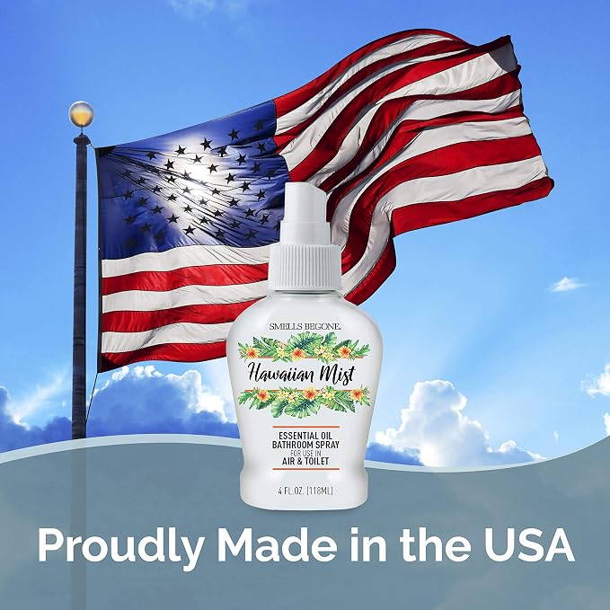 SMELLS BEGONE 4 oz Essential Oil Bathroom Spray - Image 4