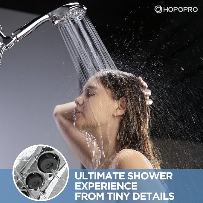 6-Mode High Pressure Handheld Shower Head Set, Consumer Reports Recommended - Image 3