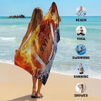 Personalized Beach Towel With Name, Custom Beach Towel with Text, Customized - Image 6