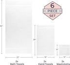 Lavish Home 6 Piece Towel Set - Image 6