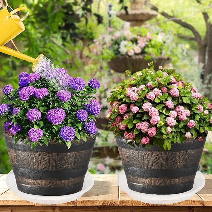 4 Pack of 16 inch Plant Saucer, Large Plant Tray, Heavy Sturdy Plant Drainage - Image 3