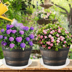 4 Pack of 16 inch Plant Saucer, Large Plant Tray, Heavy Sturdy Plant Drainage - Image 3