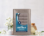 Towel and Linen Mart 4 Pieces Bath Towel Sets - Image 2